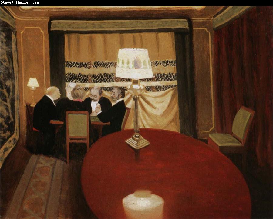 Felix Vallotton The Poker Game